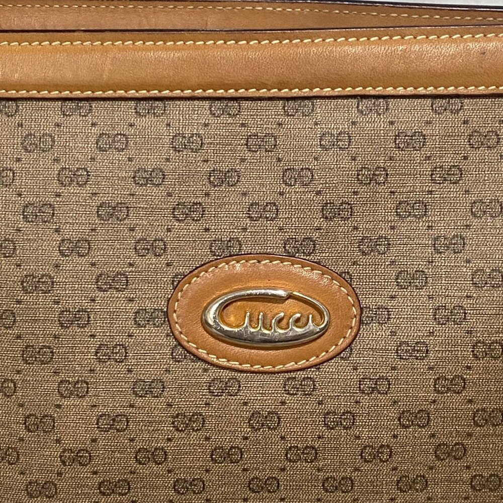 Vintage Gucci Micro GG Supreme Crossbody Bag and Matching Wallet Set - Picture 4 of 14